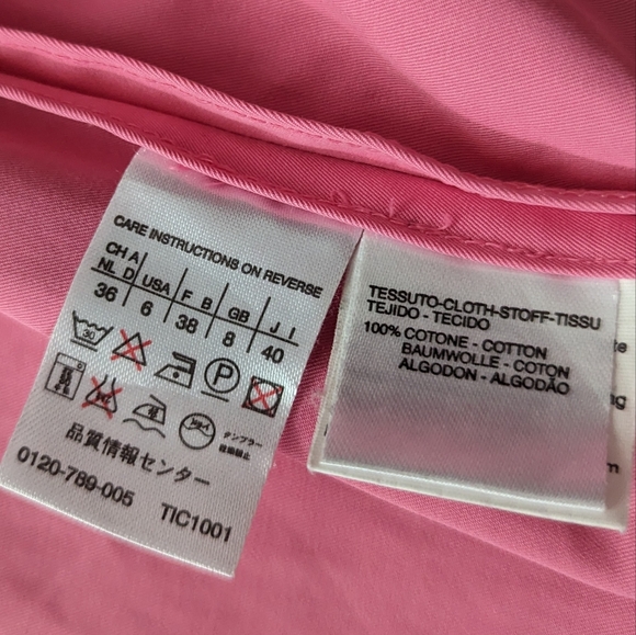 Weekend Max Mara pink trench coat jacket size 6 - Picture 9 of 14